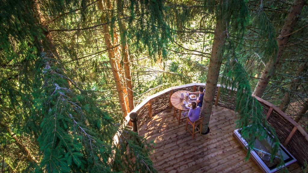 Cabane Entre Terre Et Ciel Saint-Nicolas-la-Chapelle エクステリア 写真